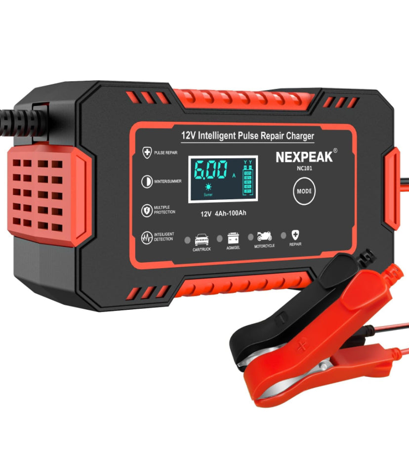 Cargador de Baterías Portátil 12V