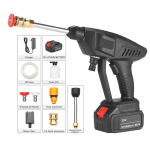 HIDROLAVADORA CON PISTOLA RECARGABLE 24V