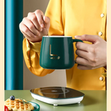 TAZA ➕CALENTADORA➕CUCHARA