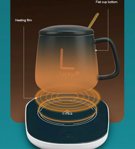 TAZA ➕CALENTADORA➕CUCHARA