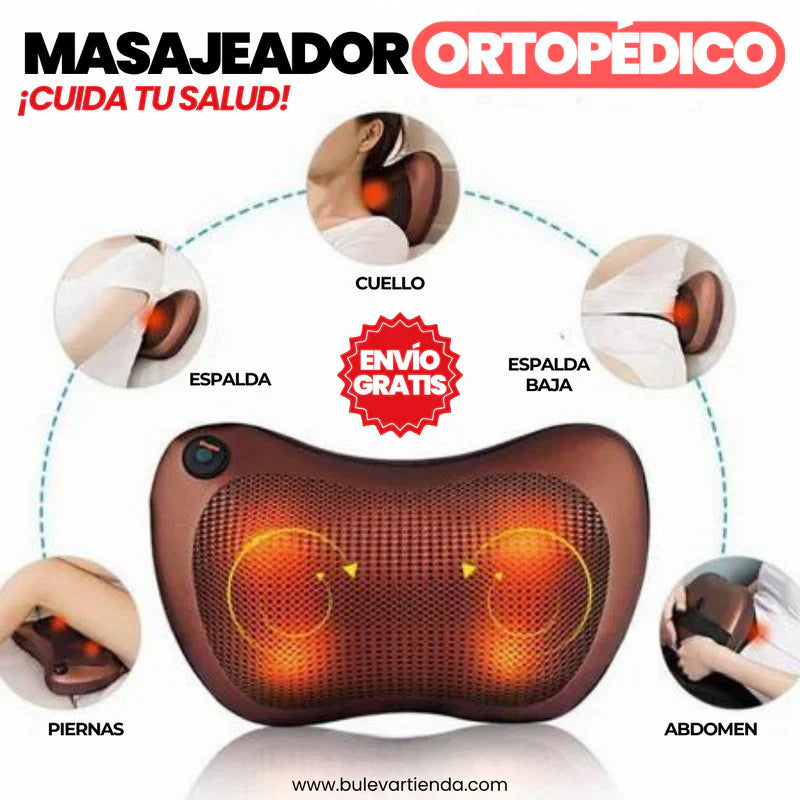 Almohada - cojín masajeador eléctrico