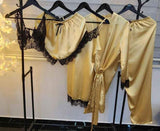 CONJUNTO 5 PIEZAS PIJAMA DE MUJER