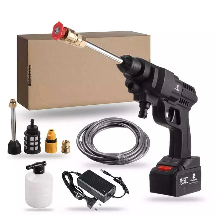 HIDROLAVADORA CON PISTOLA RECARGABLE 24V